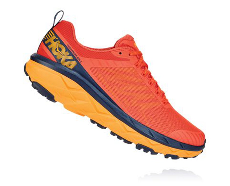 Hoka Australia One One Challenger ATR 5 - Mens Trail Shoes Red - VULEW-2540